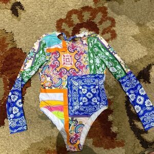 ❤️ Multi Colored Bandanna Swimsuit ❤️